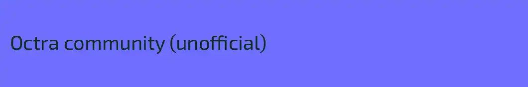Octra community (unofficial)